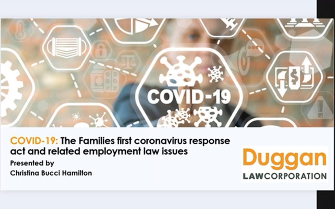 Webinar: The Families First Coronavirus Response Act