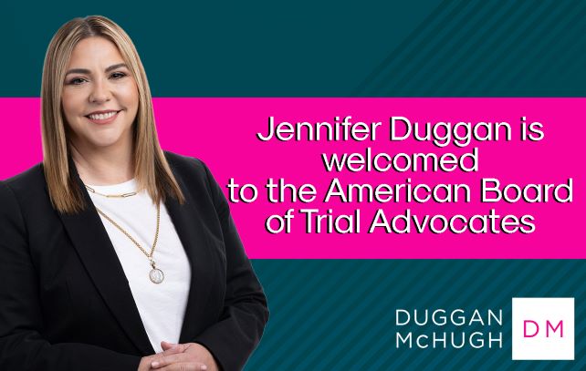 Jennifer Duggan is welcomed to the American Board of Trial Advocates